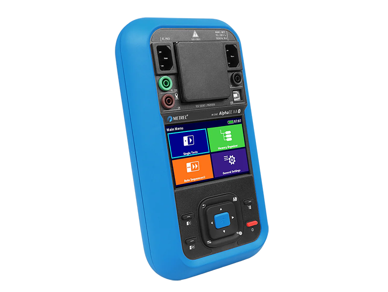 Device tester Metrel MI 3340 AlphaEE XA / SNG 482638, RCD testing