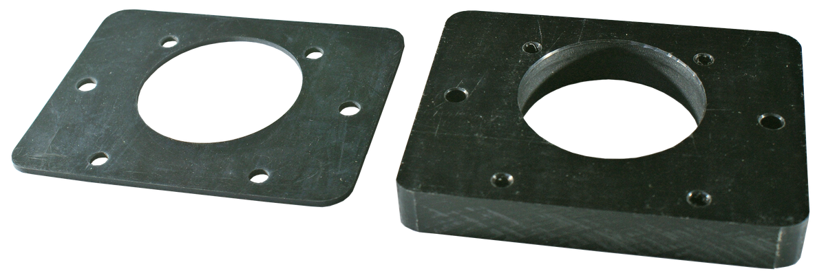 Adapterplatte Hartgummi
