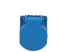 Prise à encastrer type 13 IP55 bleue
