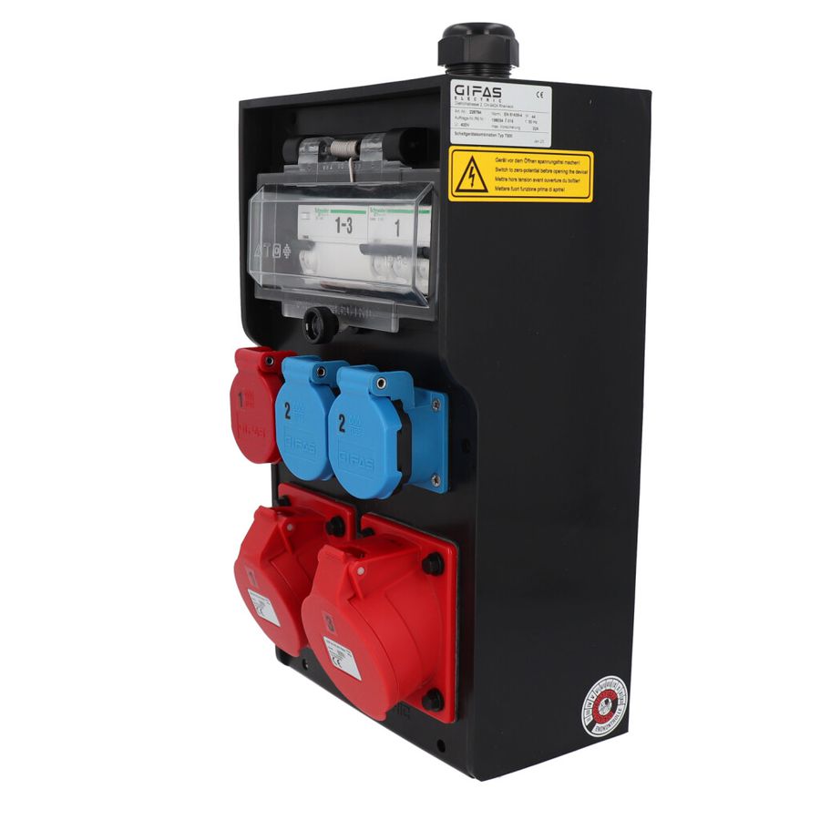 Hartgummiverteiler Typ 7300, schwarz