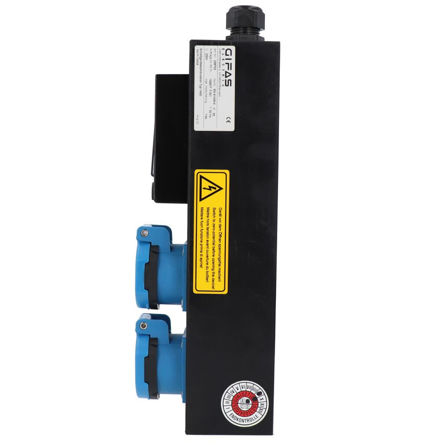 Boîtier de distribution type 1400, noir