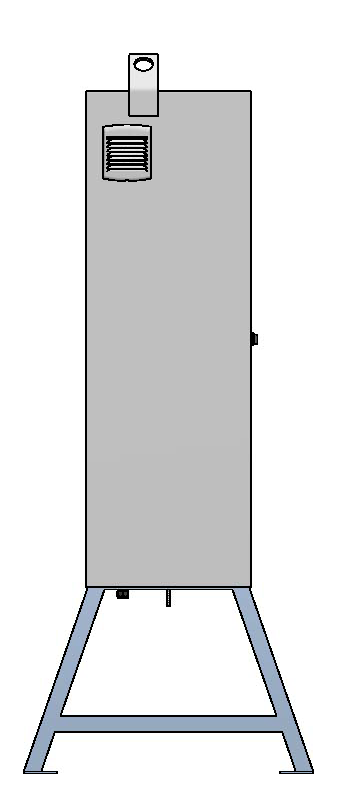 Baustromverteiler 250A, Stahlblech