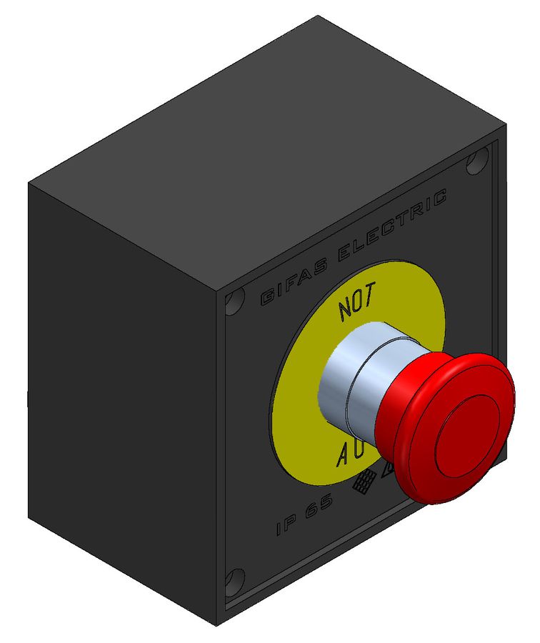 Emergency shut-off switch pull-release