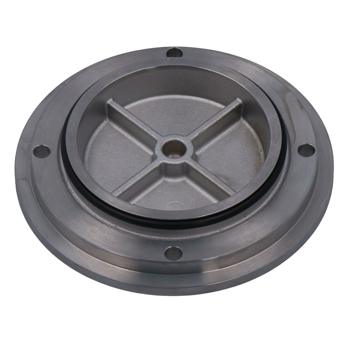 CircLED blind cover V4A, Ø120x20.2mm,
