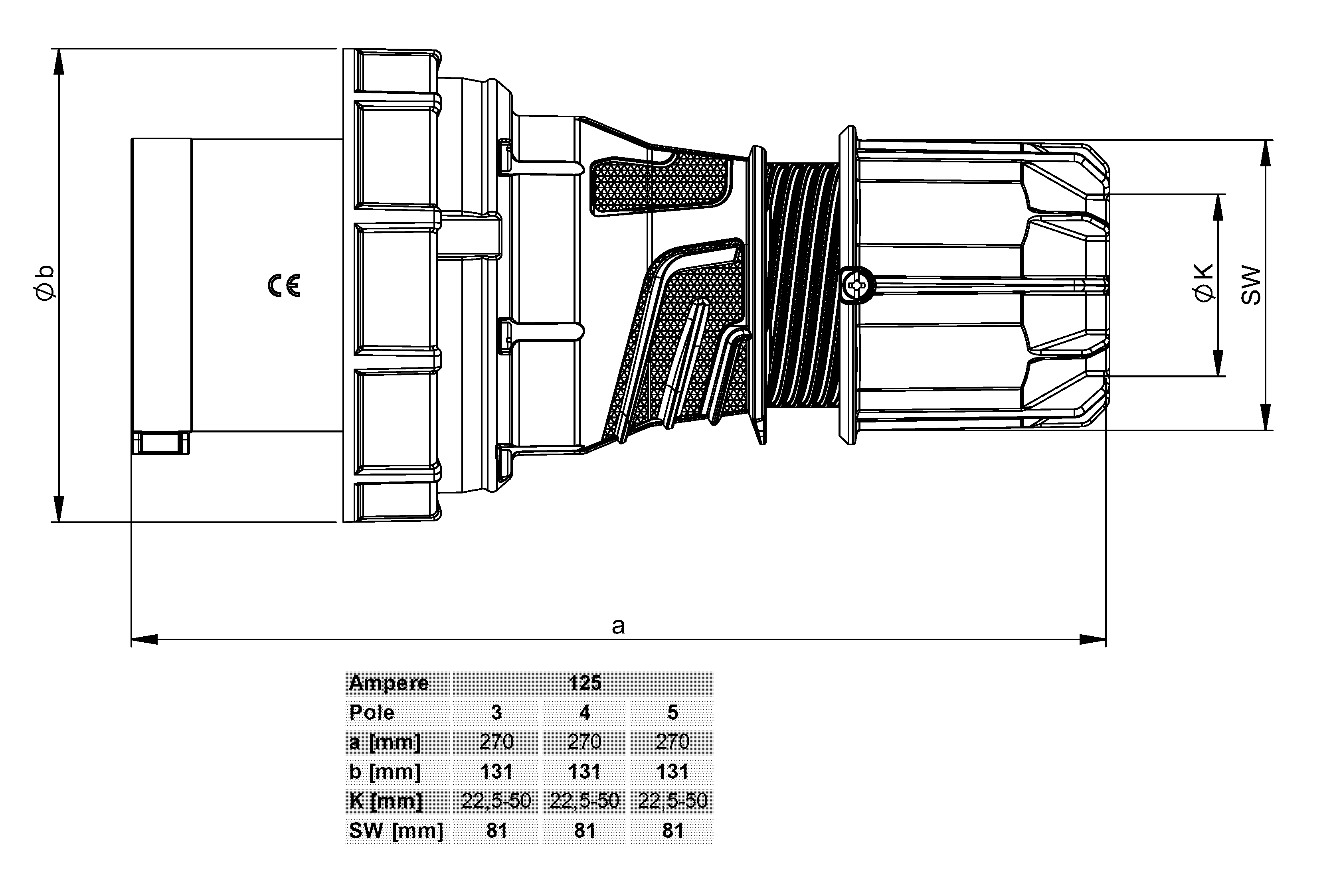 Fiche CEE en matière synthétique IP67