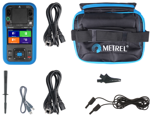 Gerätetester Metrel MI 3340 AlphaEE XA / SNG 482638, RCD-Prüfung