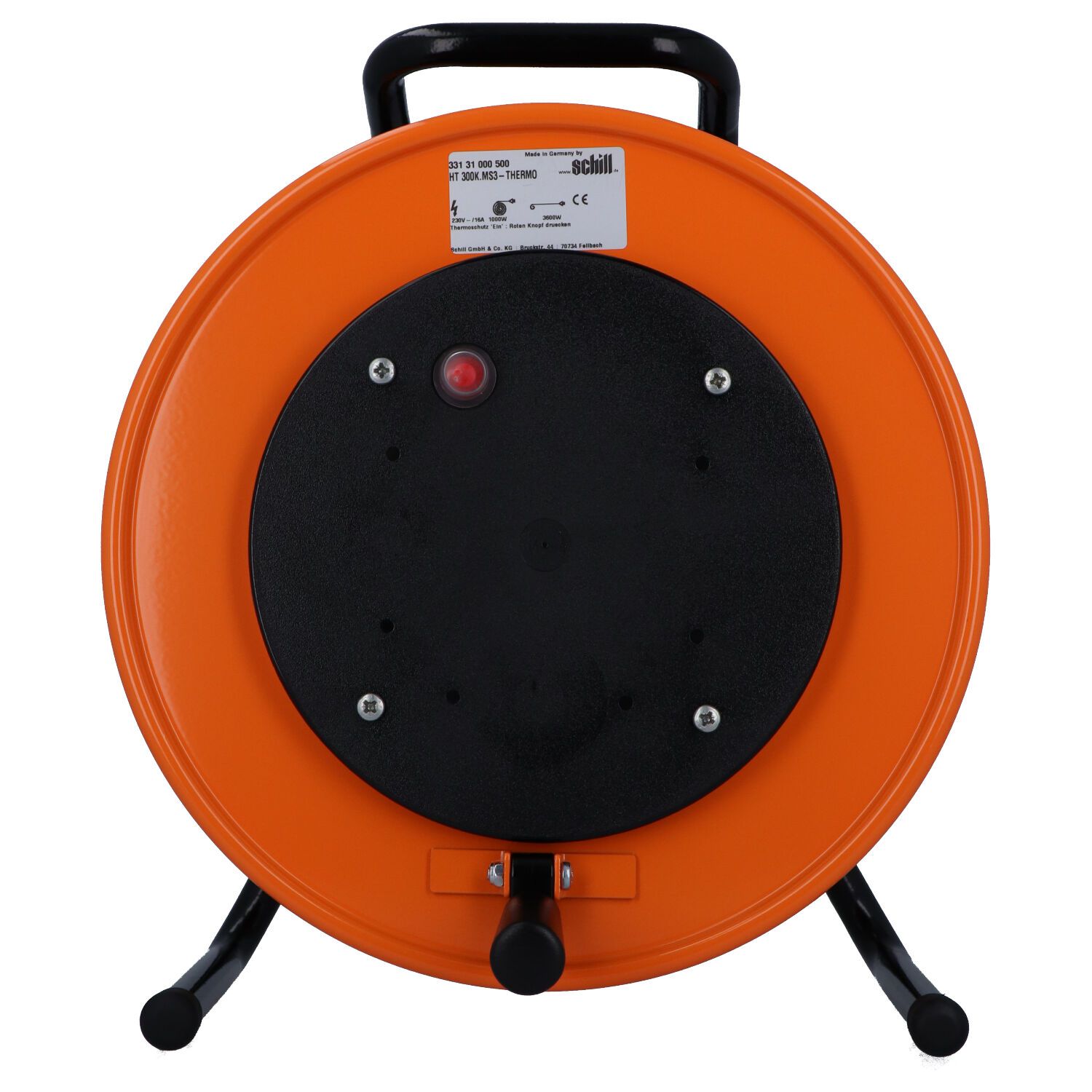 Cable reel steel type 515 with slip ring 3P 16A