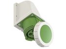 Plastic wall socket CEE 32A/50V, 3P+PE/10h, IP67