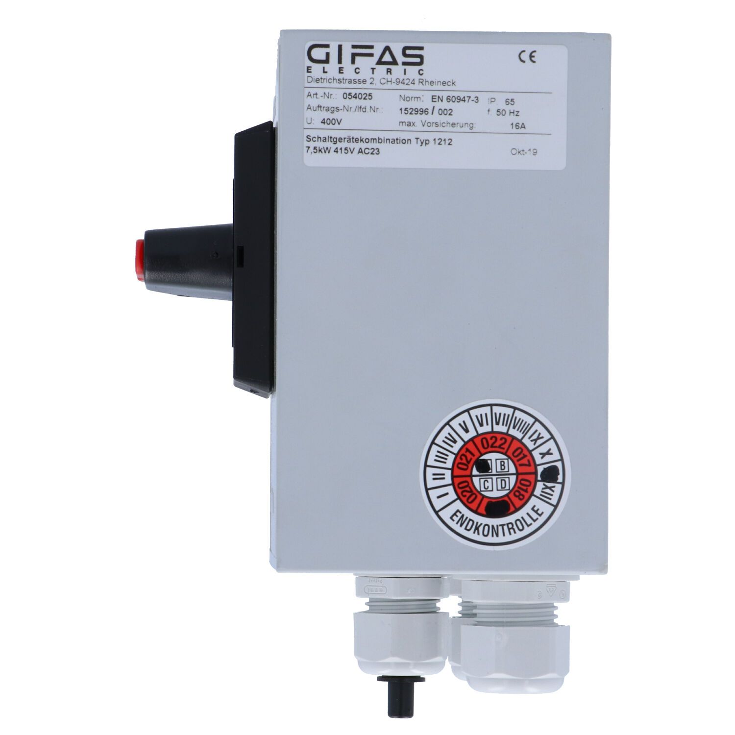 Direct safety emergency switch