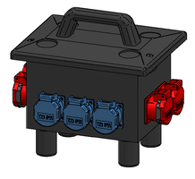 Boîtier de sol mobile type 6200 en butyl-caoutchouc