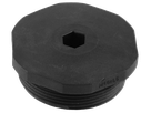 Verschluss-Schraube zu M40x1,5mm schwarz