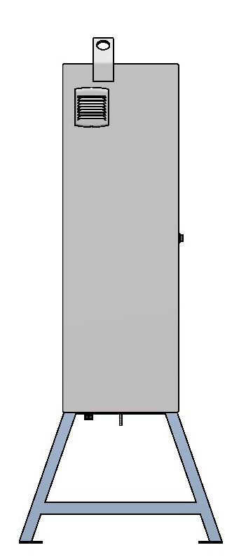 Baustromverteiler 400A, Stahlblech