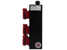 Small hard rubber distributor box type 2612, black
