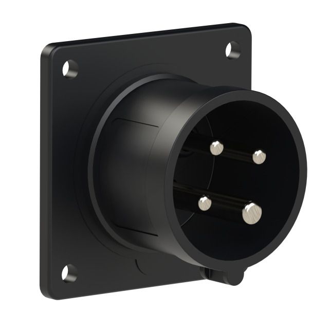 Einbau-Gerätestecker Kunststoff CEE IP44