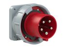 Plastic built-in plug CEE 63A/400V, 3P+N+PE/6h, IP67