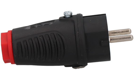 Stecker Vollgummi Schuko IP54