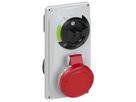 Presa da parete commutabila CEE IP44