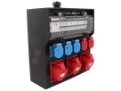 Hartgummiverteiler Typ 7700, schwarz