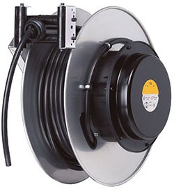Spring-driven cable reels - aluminium