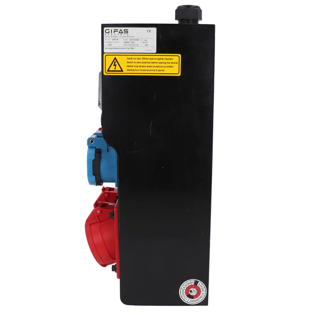 Boîtier de distribution type 7300, noir