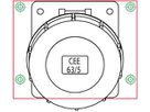 Retrofix kit for J75 inclined to CEE63/5 inclined -