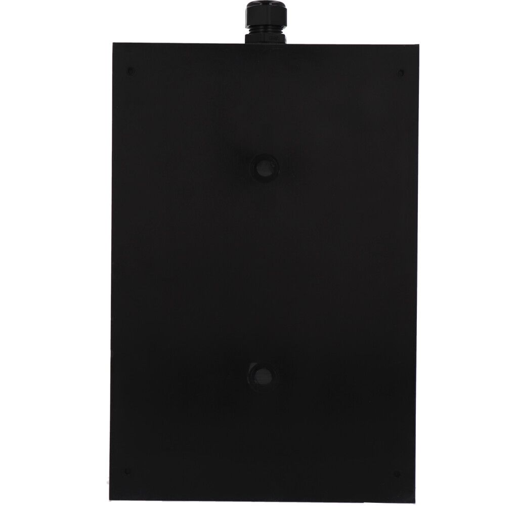 Quadro elettrico in gomma dura tipo 3020, nero