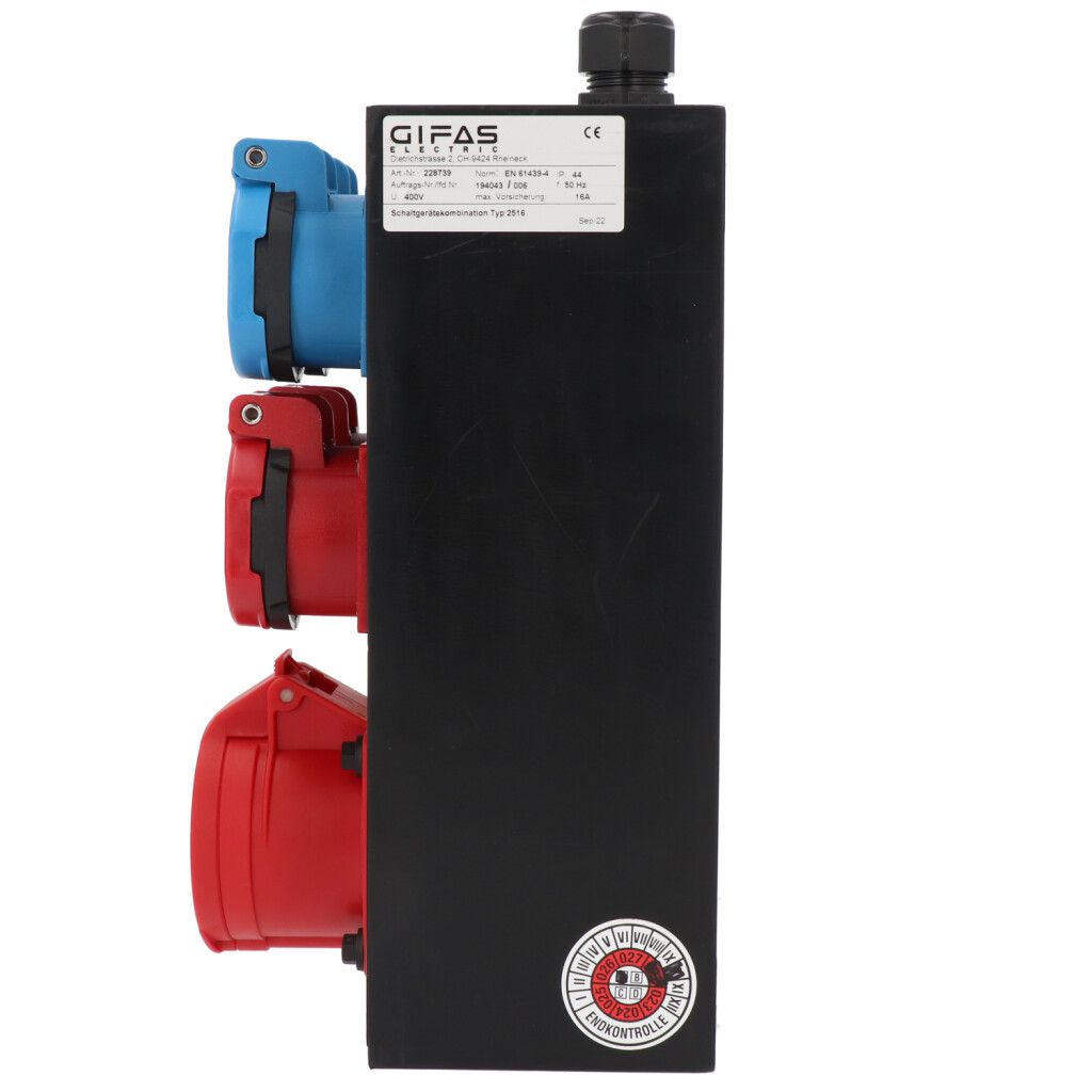 Hartgummiverteiler Typ 2516, schwarz