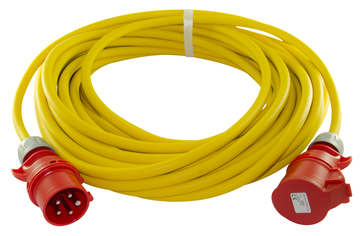 Extension cable GIFAFLEX, yellow RAL 1021