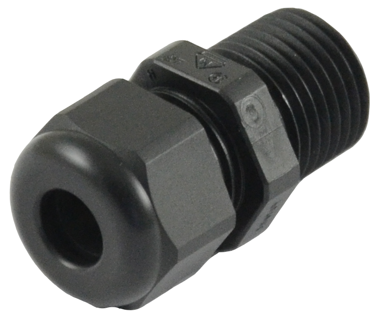 Norm-Kabelverschr. M16x1,5 IP68 schwarz