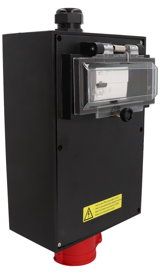Hartgummiverteiler Typ 3020, schwarz