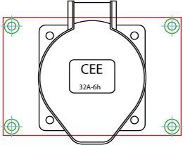 Umbauset J25 gerade auf CEE32/5 gerade -