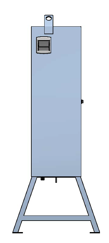Main distributor box 400A, stainless steel