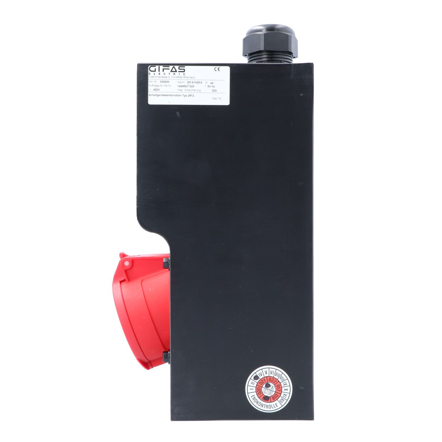 Small hard rubber distributor box type 2812,