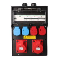 Hartgummiverteiler Typ 7400, schwarz