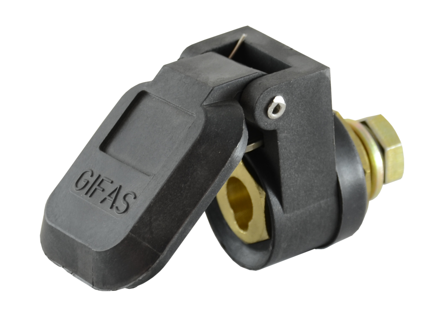Welding built-in socket with cover, max. 600A,