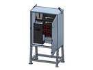 Armoire de chantier 100A, acier inox V2A