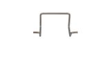 Safety clip, pull-out safety device for angled cable plug