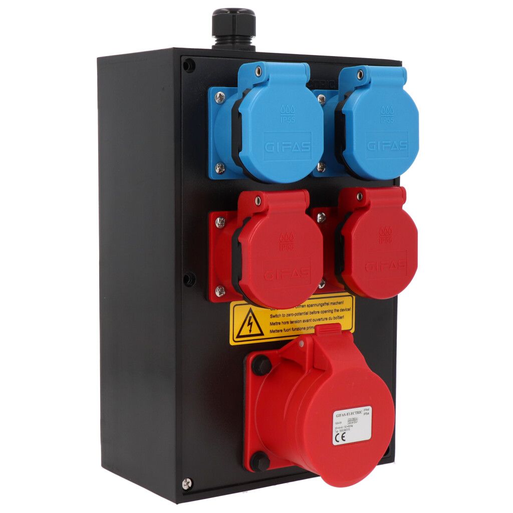 Hartgummiverteiler Typ 2516, schwarz