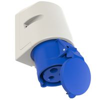 Plastic wall socket CEE IP44
