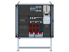 Armoire de chantier 250A, acier inox V2A