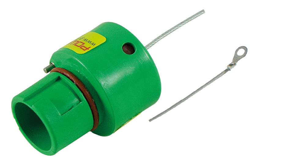 Protective cap IP67 green