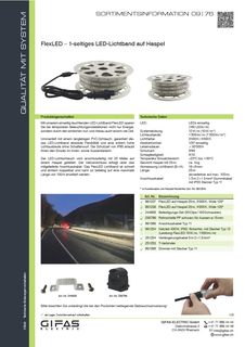 09 76 FlexLED - La fascia di luci LED unilaterale su bobina