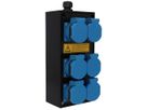 Small hard rubber distributor box type 2612, black