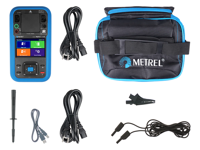 Device tester Metrel MI 3340 AlphaEE XA / SNG 482638, RCD testing