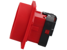 Presa da incasso tipo 25 IP20 rosso senza coperchio