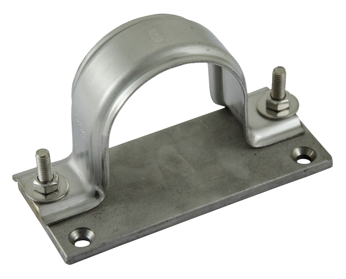Mastbefestigung V4A für Rohr 60mm