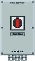 Umschalter 1-0-2 in Hartgummi-Gehäuse