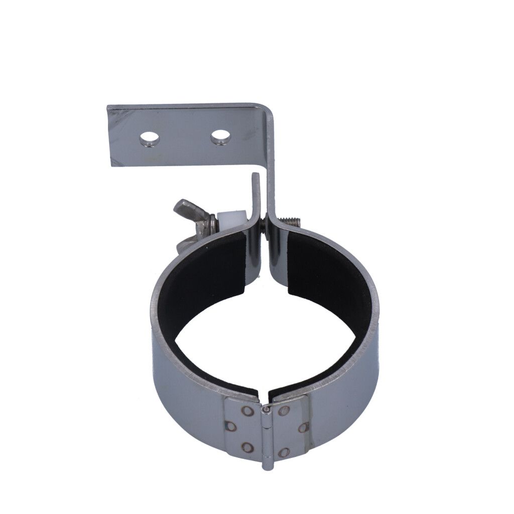 Holder A4, Ø70mm, wall mounting angled, 147mm