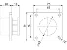 Einbau-Gerätestecker Kunststoff CEE IP44