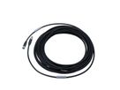 Extension cable 10m, black, with plug,